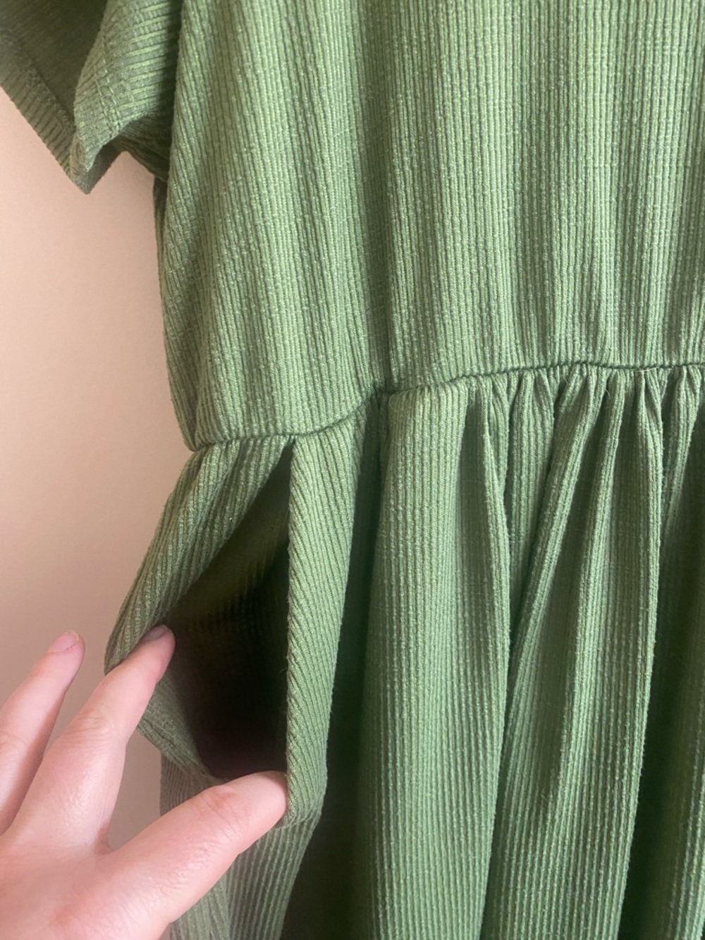torrid Olive Green Knit Dress - Picture 2 of 6